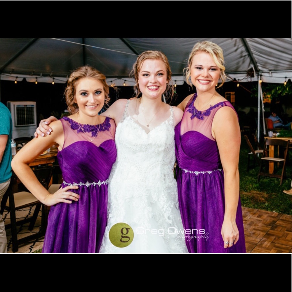 Beautiful Purple Bridesmaid dress